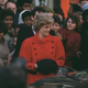 Diana, Princess of Wales, and Prince Charles during a visit to Brixton, London, in March 1986.